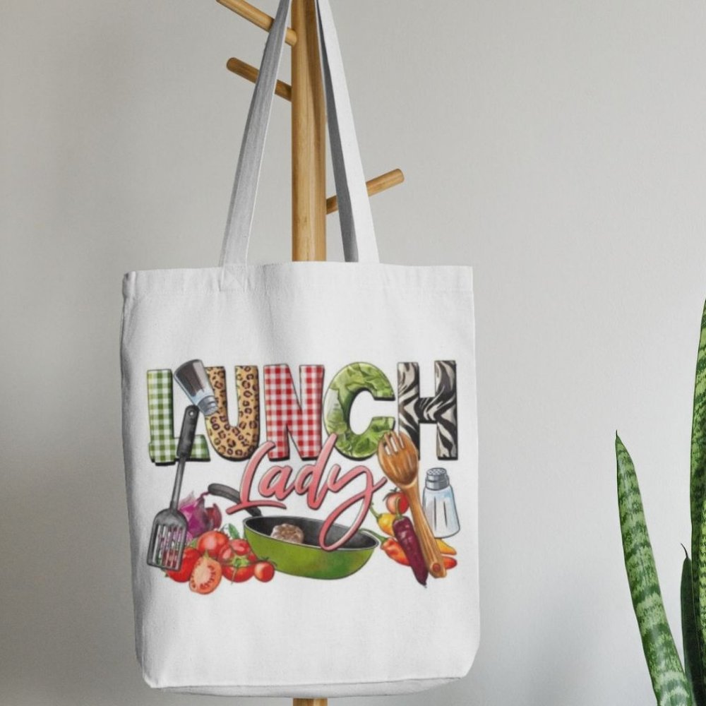 Lunch Lady Canvas Tote Bag